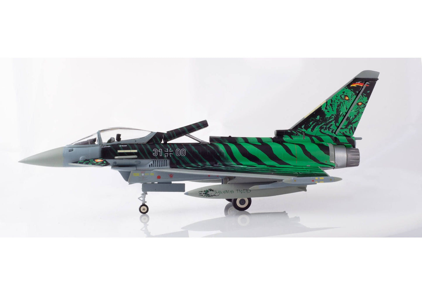 1/72 Luftwaffe Eurofighter Typhoon TaktLwG 74 NATO Tiger Meet 2018 Poznan-Krzeslny Air Base "Ghost Tiger" 31+00