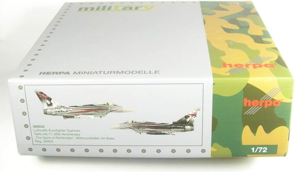 1/72 Luftwaffe Eurofighter Typhoon TaktLwG 71 60th Anniversary "The Spirit of Richthofen" Wittmundhafen Air Base 30+25