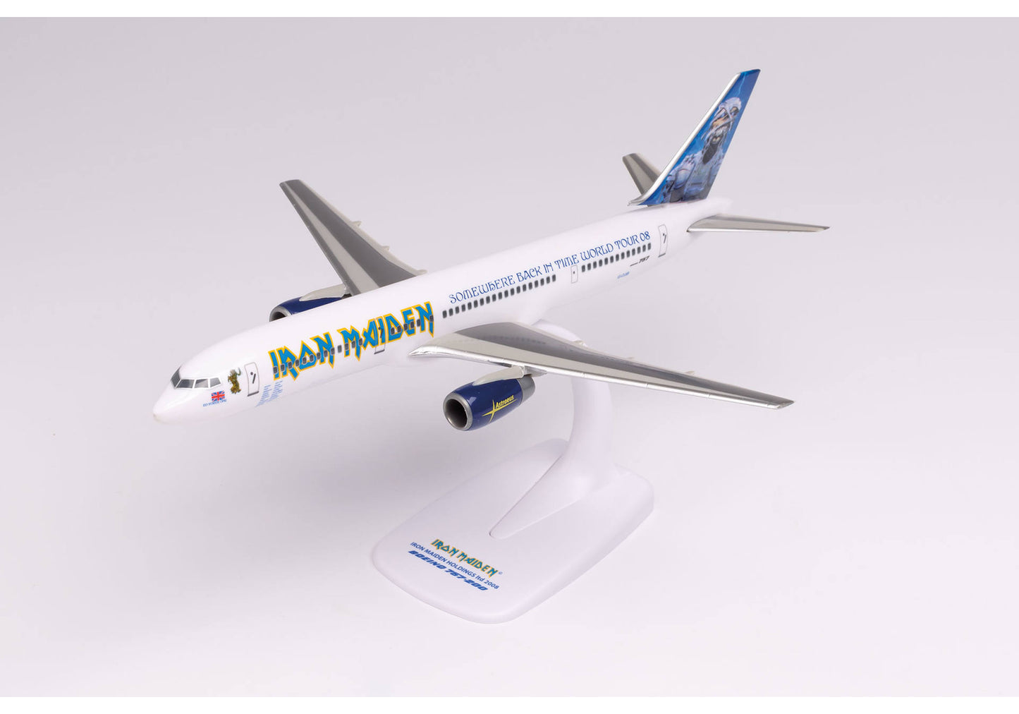 1/200 SNAP FIT Iron Maiden (Astraeus) Boeing 757-200 "Ed Force One" Somewhere Back in Time World Tour 2008 G-OJIB