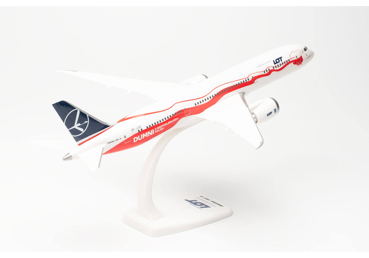1/200 SNAP FIT LOT Polish Airlines Boeing 787-9 "Proud of Poland's Independence" SP-LSC
