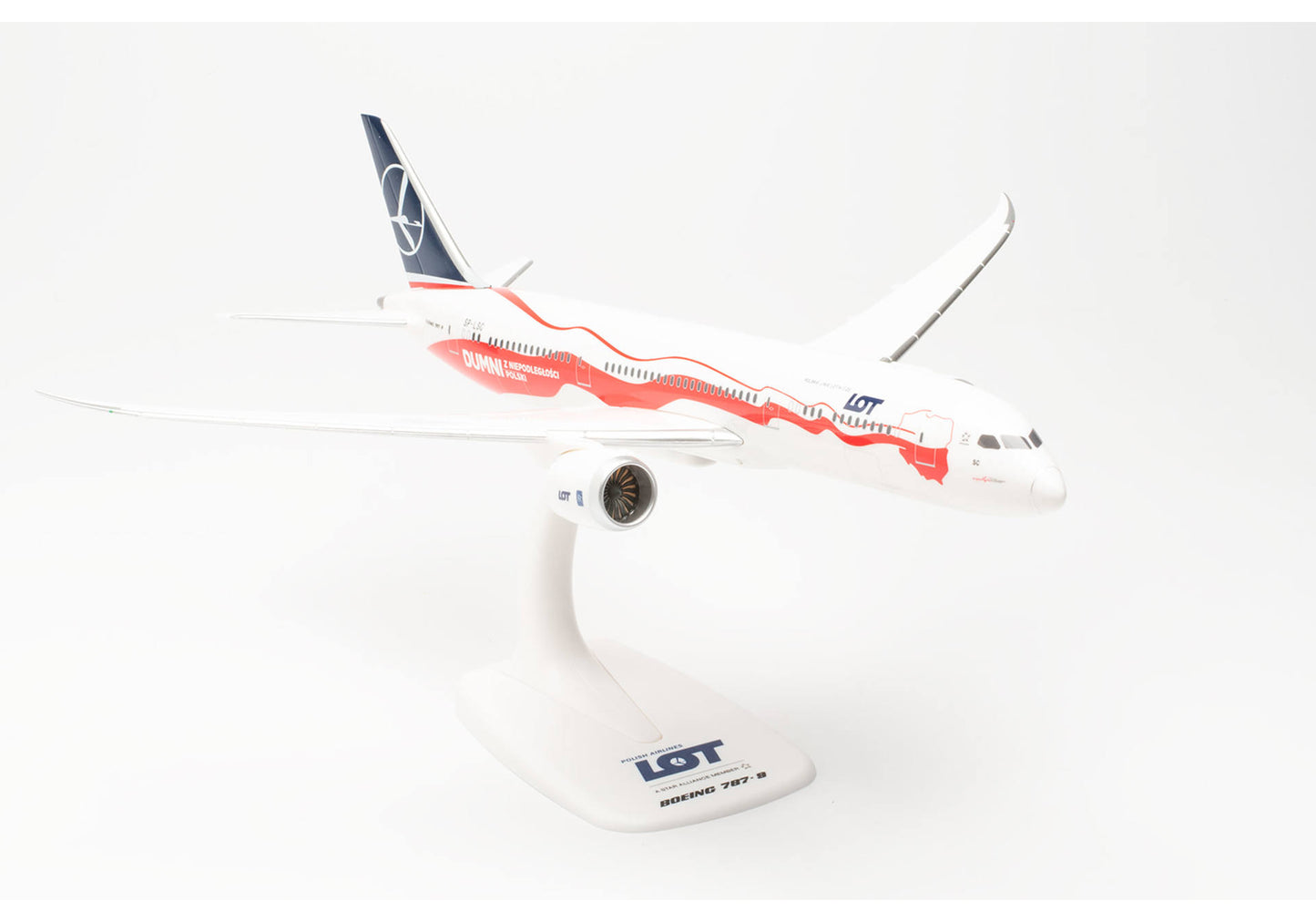 1/200 SNAP FIT LOT Polish Airlines Boeing 787-9 "Proud of Poland's Independence" SP-LSC