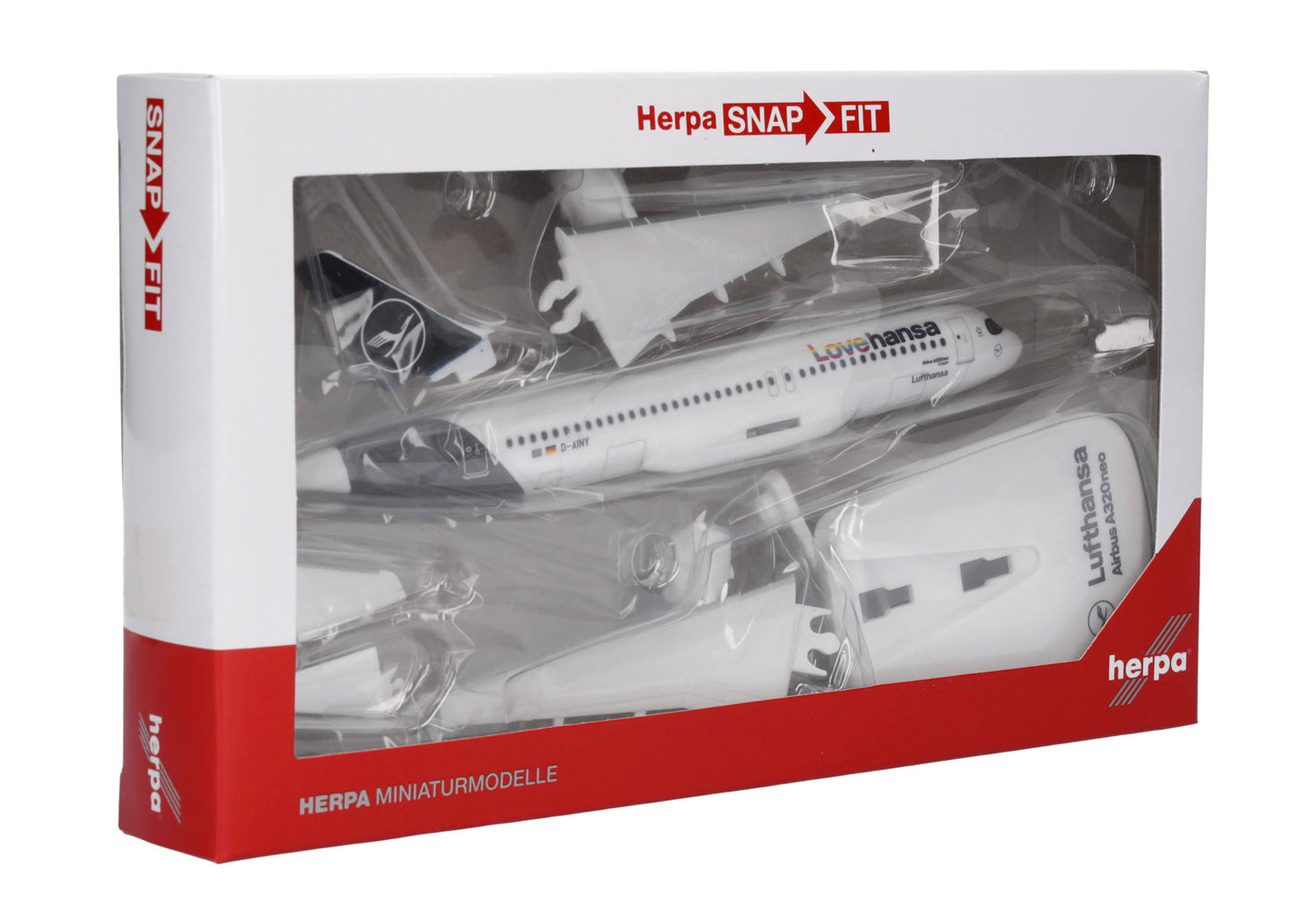 1/200 SNAP FIT Lufthansa Airbus A320neo "Lovehansa" D-AINY "Lingen"