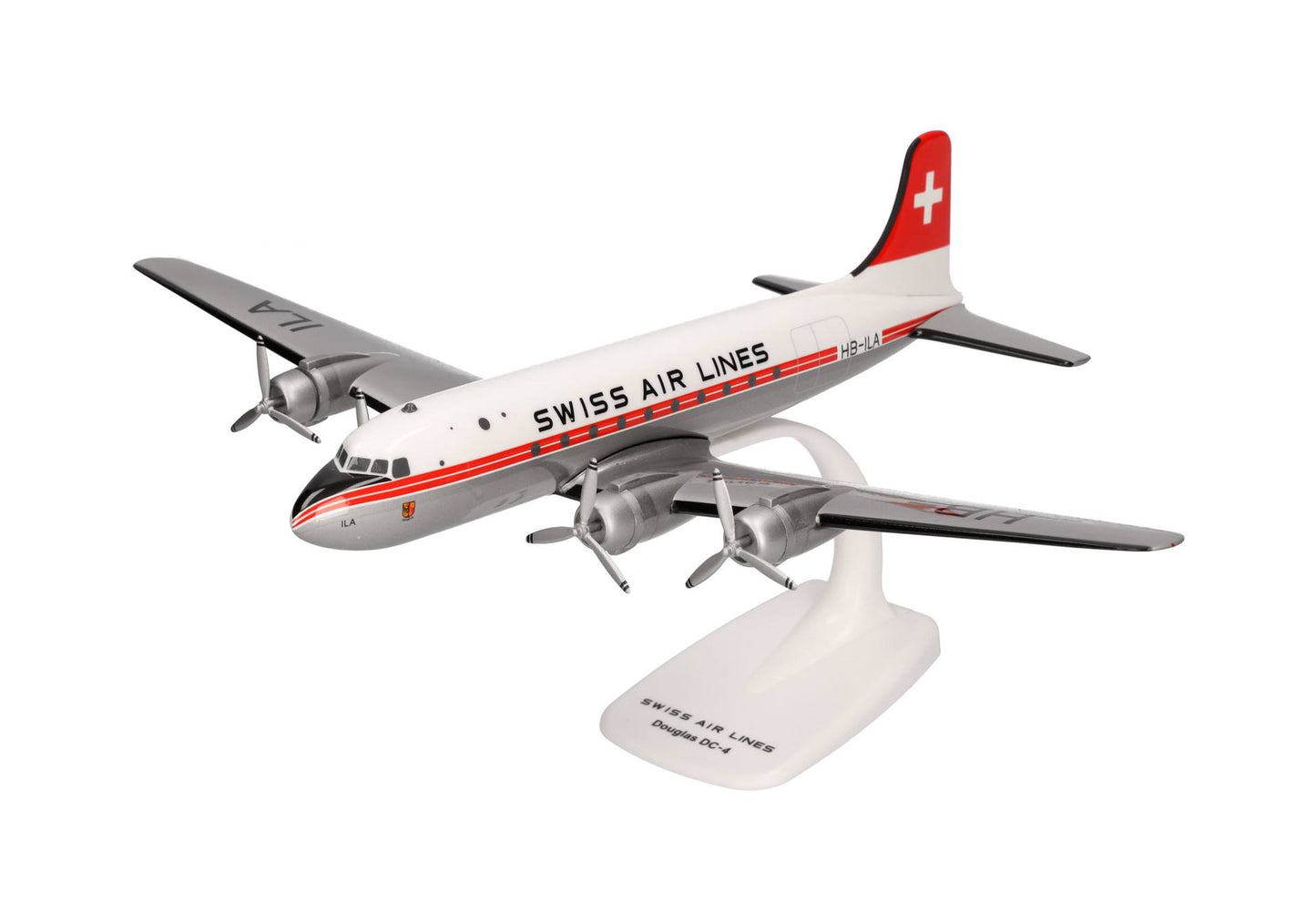 1/125 SNAP FIT Swiss Air Lines Douglas DC-4 HB-ILA