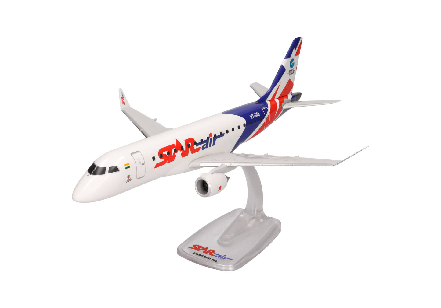 1/100 SNAP FIT Star Air Embraer E175 VT-GSL