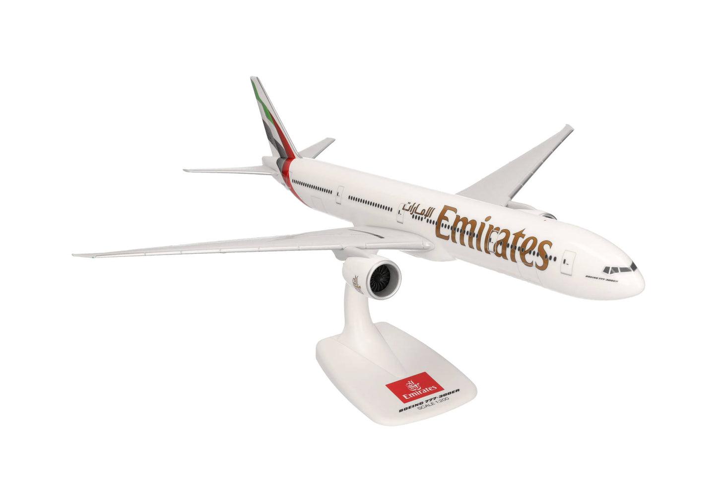 1/200 SNAP FIT Emirates Boeing 777-300ER New 2023 Colors A6-ENV