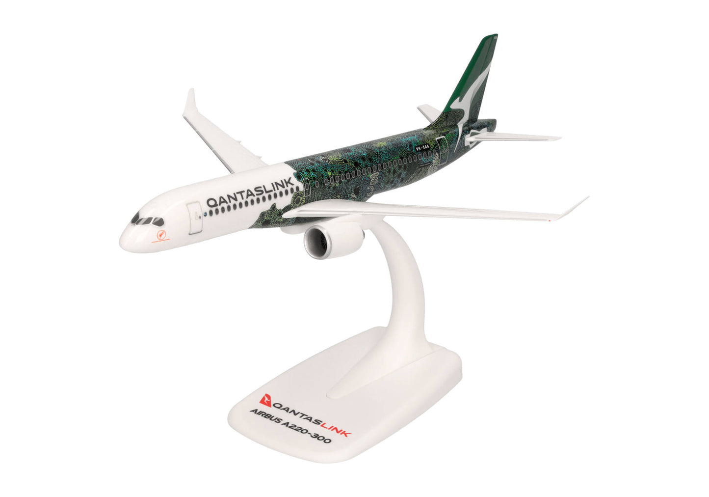 1/200 SNAP FIT QantasLink Airbus A220-300 Flying Art Series / Minyma Kutjara Tjukurpa VH-X4A