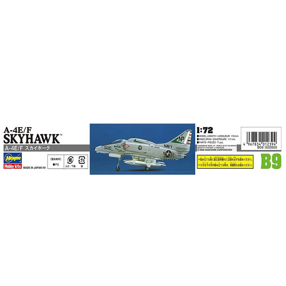 1/72 A-4E/F SKYHAWK (U.S. Navy/M.C. Carrier-Based Attacker)