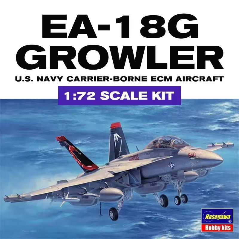 1/72 EA-18G GROWLER (U.S. Navy Carrier-Borne ECM Aircraft)