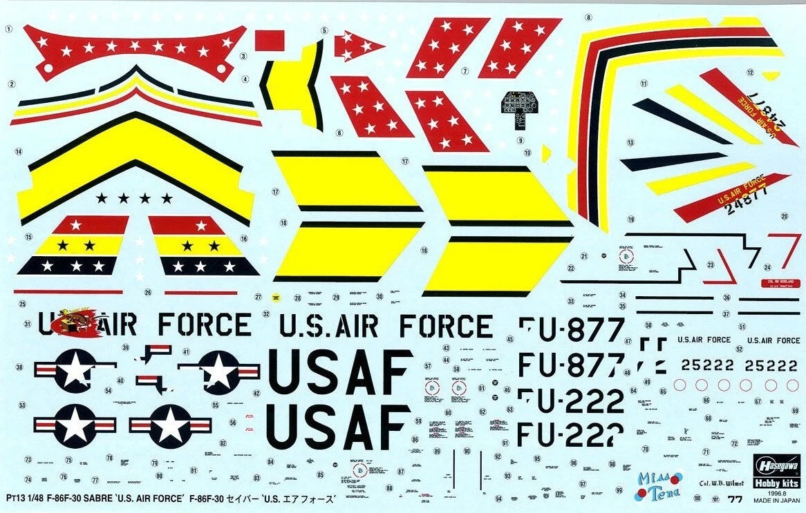 1/48 F-86F-30 SABRE U.S. AIR FORCE (U.S. Air Force Fighter)