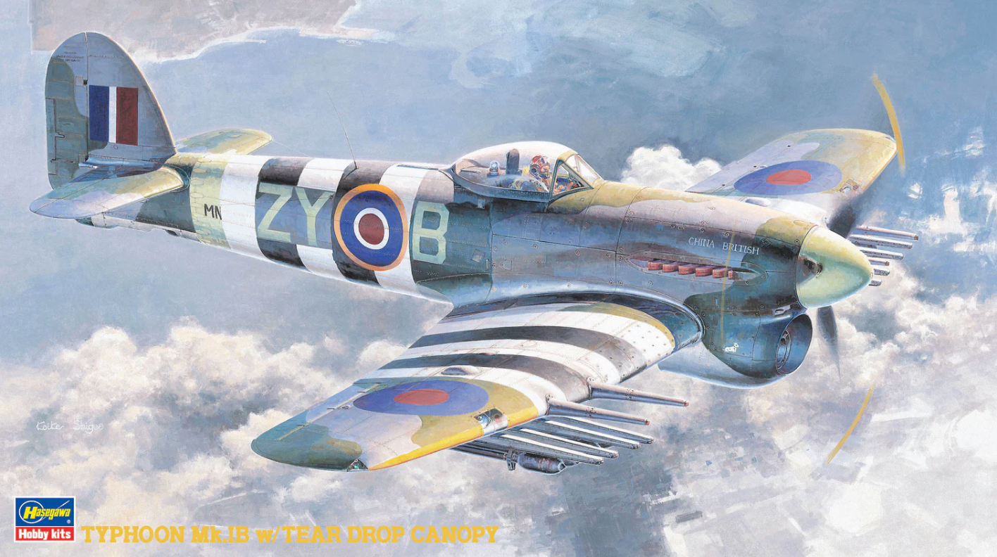 1/48 TYPHOON Mk.IB with TEAR DROP CANOPY