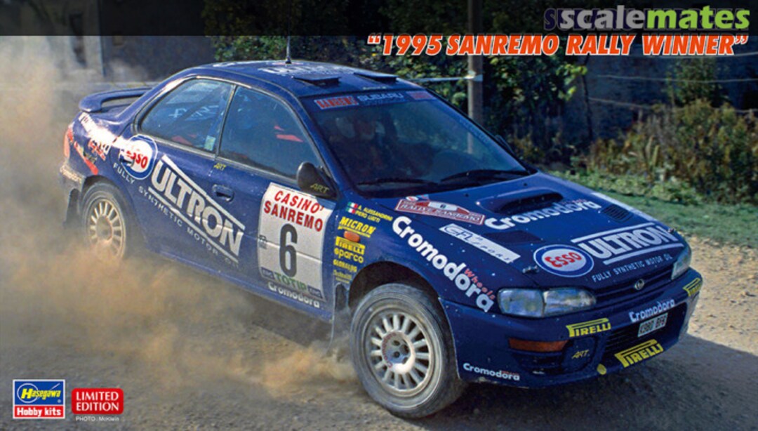 H20574 1/24 SUBARU IMPREZA 1995 SANREMO RALLY WINNER
