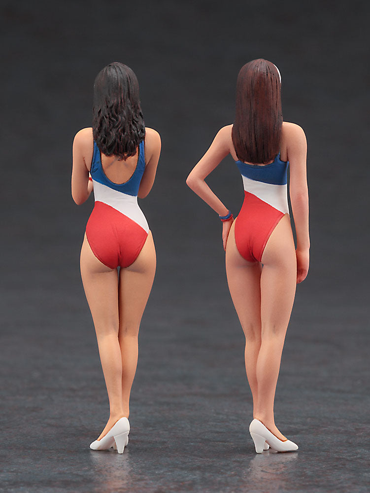 1/24 90's PADDOCK GIRLS FIGURE 2Kits
