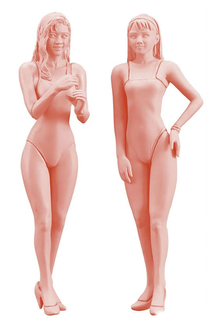 1/24 90's PADDOCK GIRLS FIGURE 2Kits