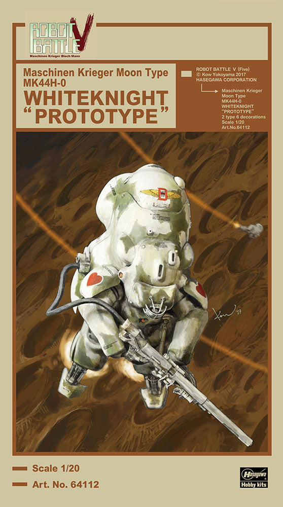 1/20 ROBOT BATTLE V Maschinen Krieger Moon Type MK44H-0 WHITEKNIGHT PROTOTYPE