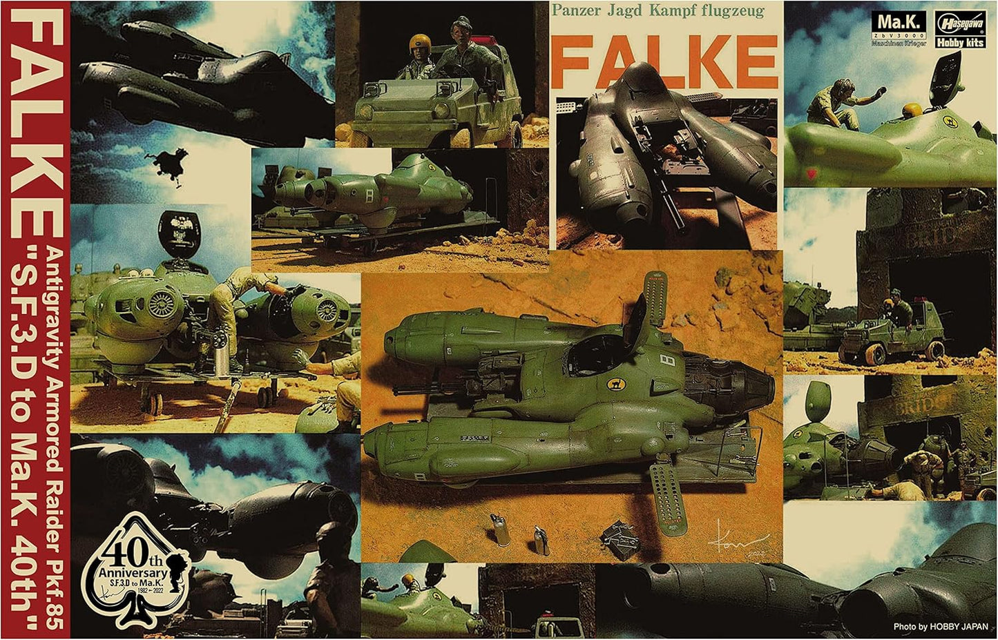 1/20 FALKE Antigravity Armored Raider Pkf.85 S.F.3.D Ma.K. 40th ANNIVERSARY
