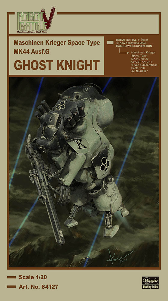 1/20 ROBOT BATTLE V Maschinen Krieger Space Type MK44 Ausf.G GHOST KNIGHT