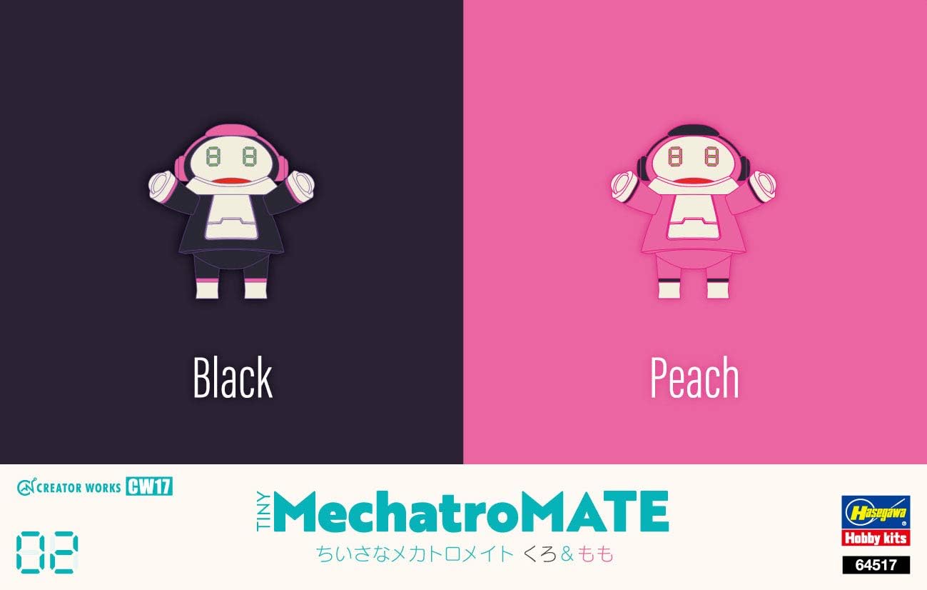 Tiny MechatroMATE No.02 Black and Peach 2Kits