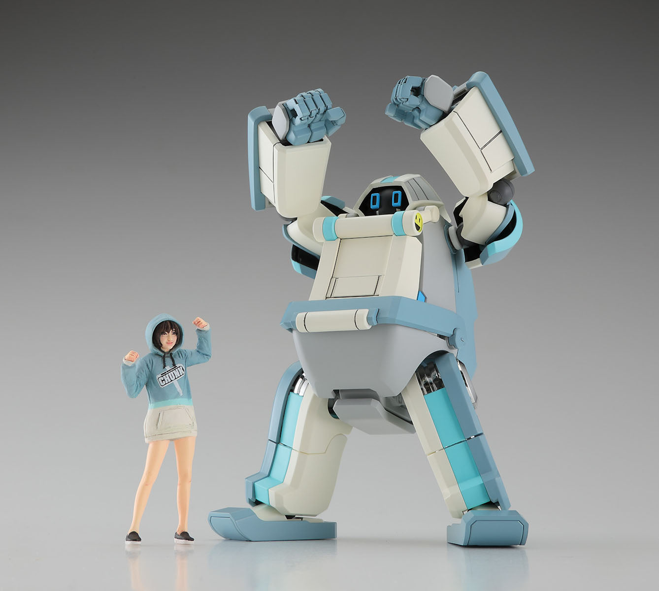 1/35 MechatroCHUNK No.02 Grayish Mint + Support Girl