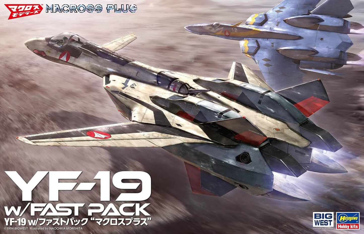 1/48 YF-19 with FAST PACK MACROSS PLUS