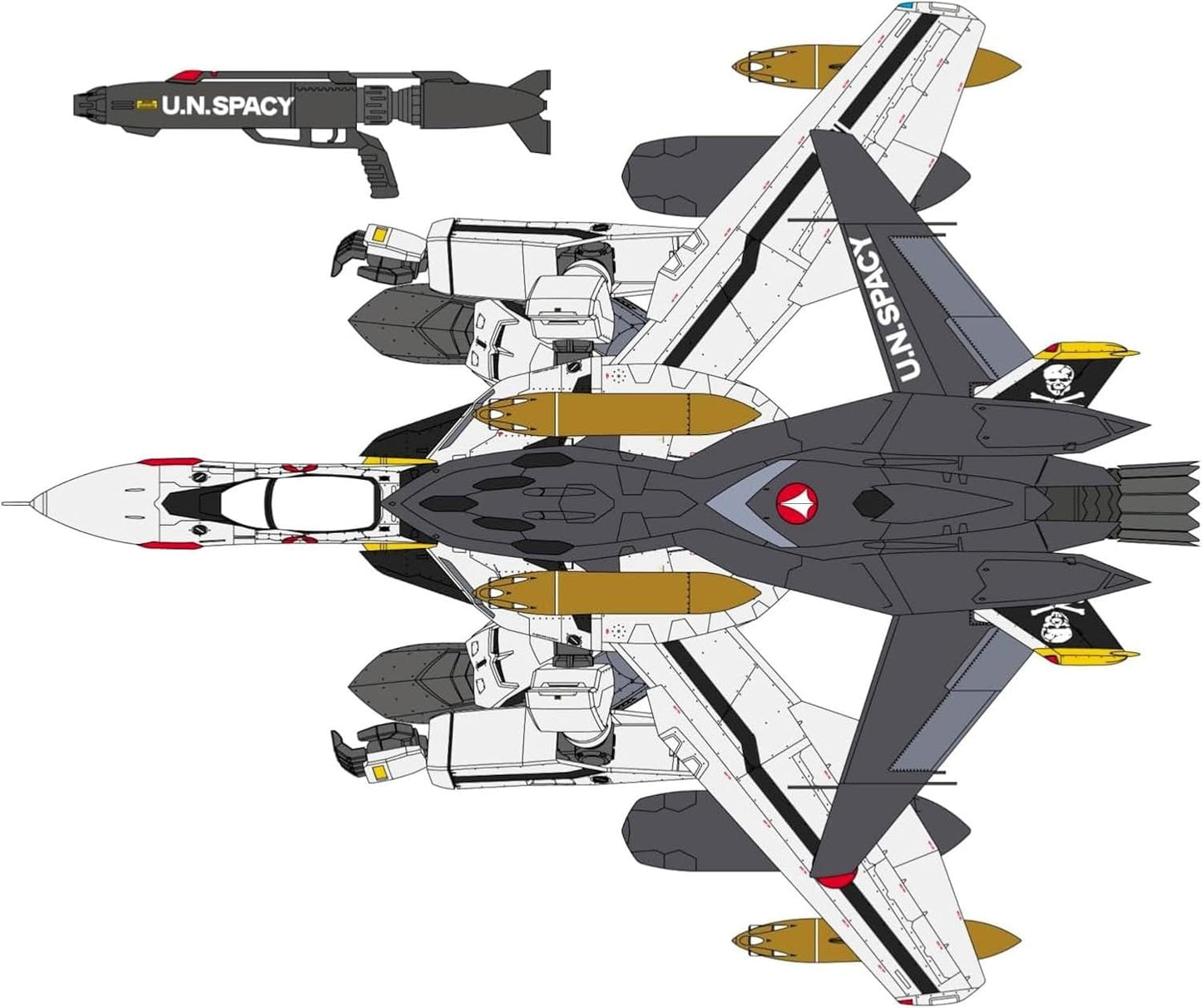 1/72 VF-0S GERWALK with GHOST MACROSS ZERO