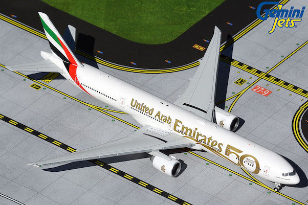 GJUAE2050 1/400 Emirates B777300ER A6EGE UAE 50th Anniversary Livery