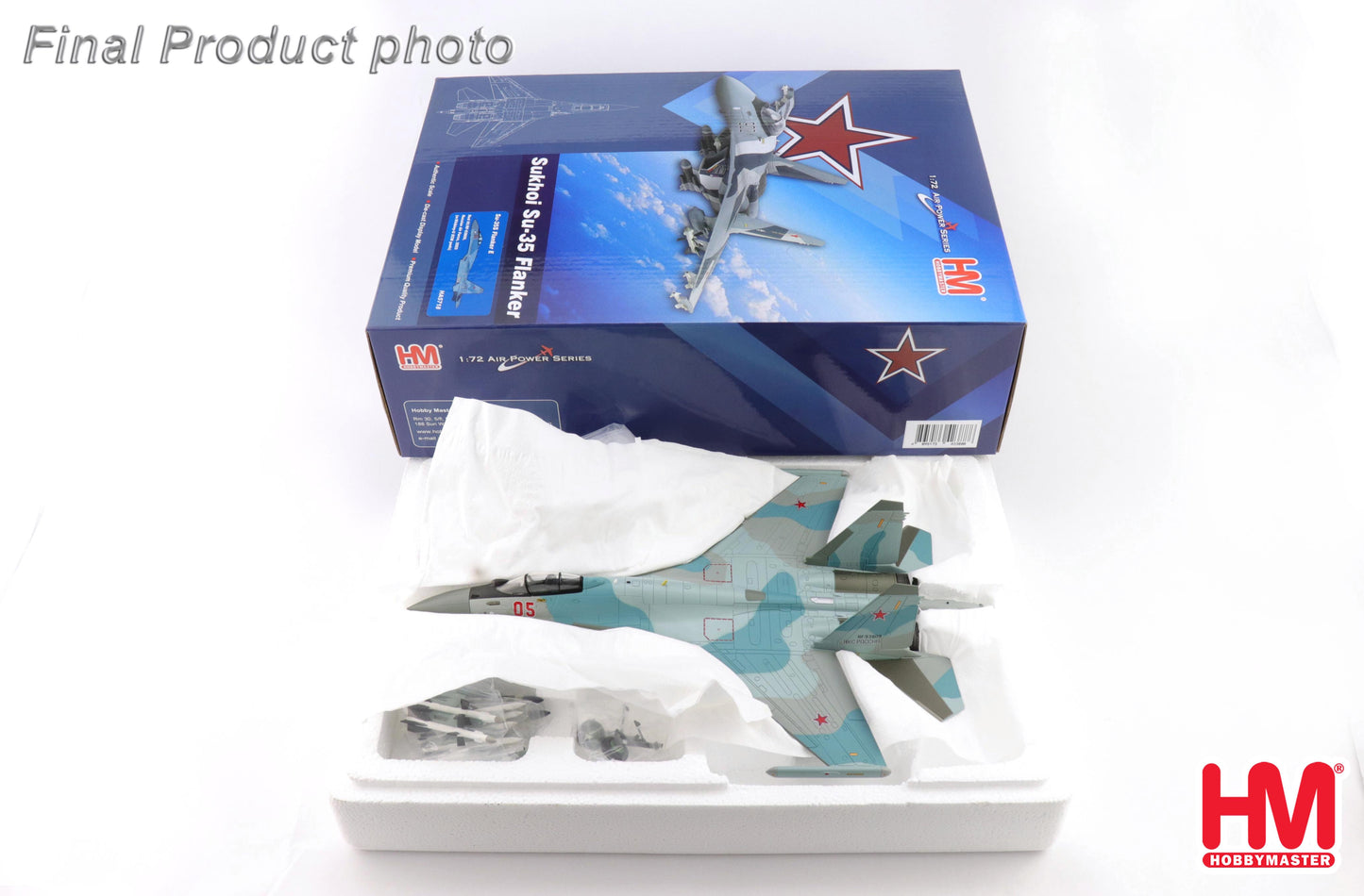 1/72 Su-35S Flanker E Red 05/RF-93809 Russian Air Force 2025 (with Khibiny-U ECM Pods)