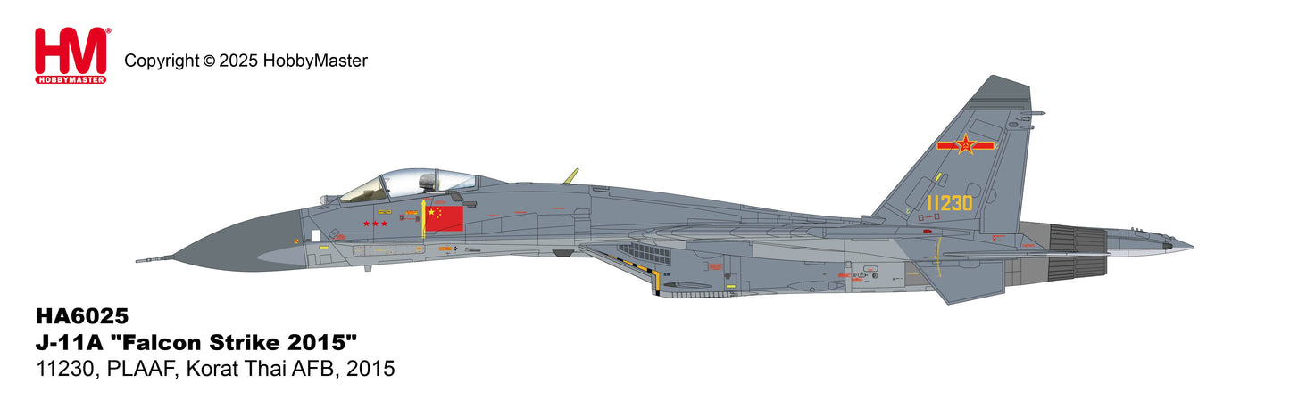 1/72 J-11A "Falcon Strike 2015" 11230 PLAAF Korat Thai AFB 2015