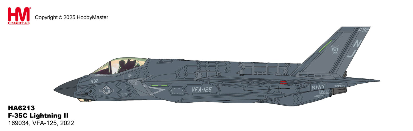 1/72 F-35C lightning II 169034 VFA-125 2022