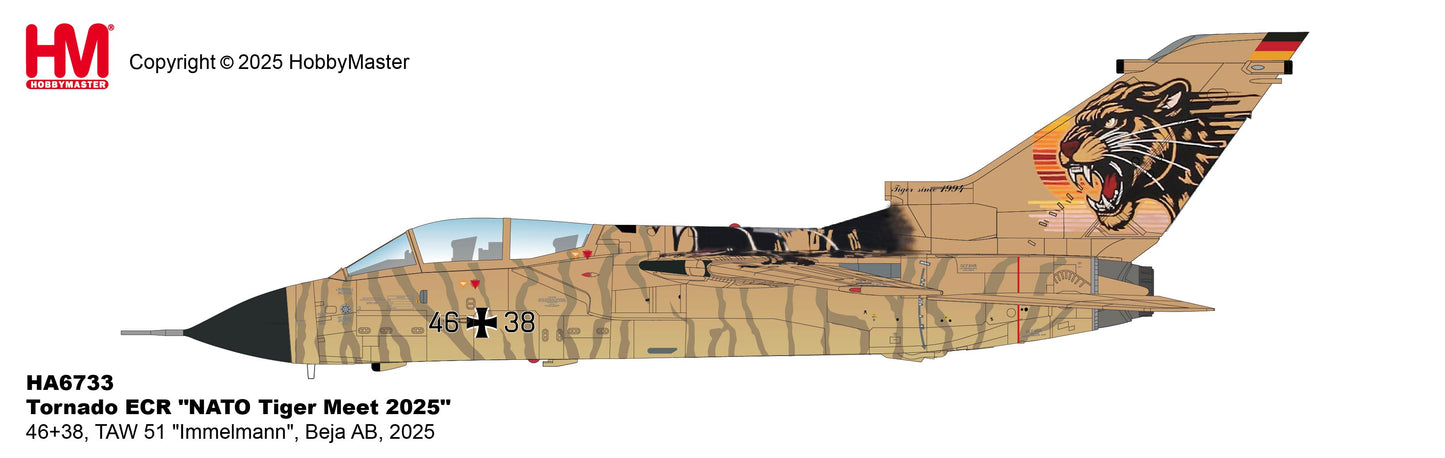 1/72 Tornado ECR "NATO Tiger Meet 2025" 46+38 TAW 51 "Immelmann" Beja AB 2025