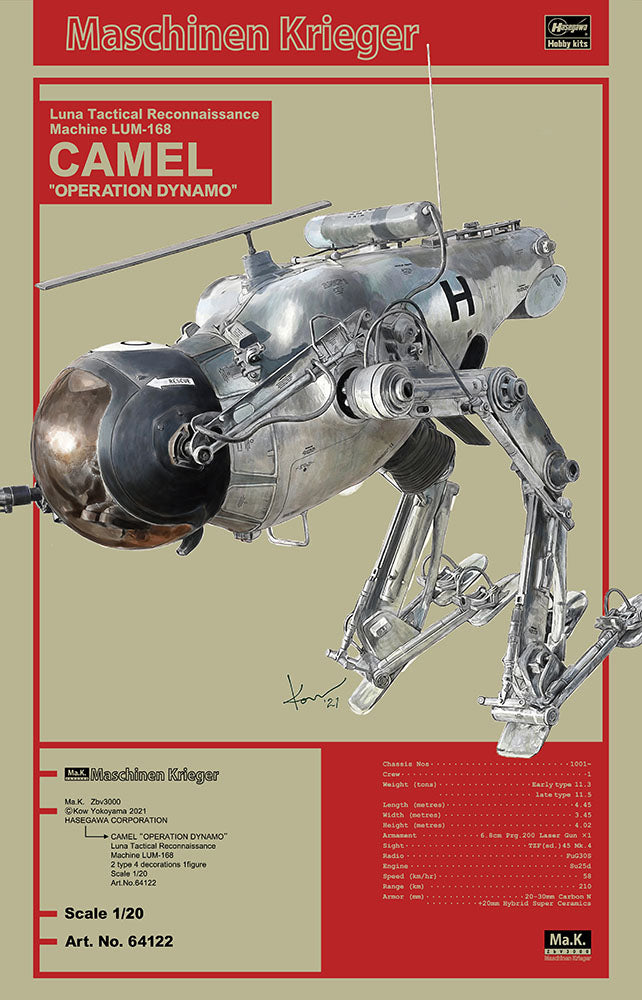 1/20 Luna Tactical Reconnaissance Machine LUM-168 CAMEL OPERATION DYNAMO