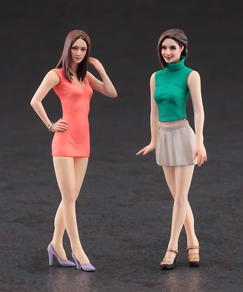 1/24 Fashion Model Girls Figure (Two Kits In The Box)