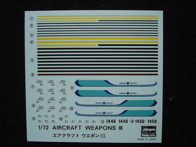 1/72 U.S. AIRCRAFT WEAPONS III