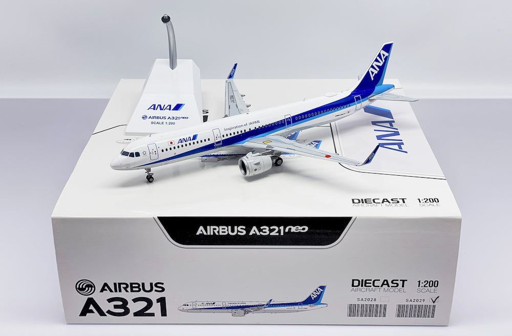 1/200 All Nippon Airways Airbus A321NEO Reg: JA138A with Stand