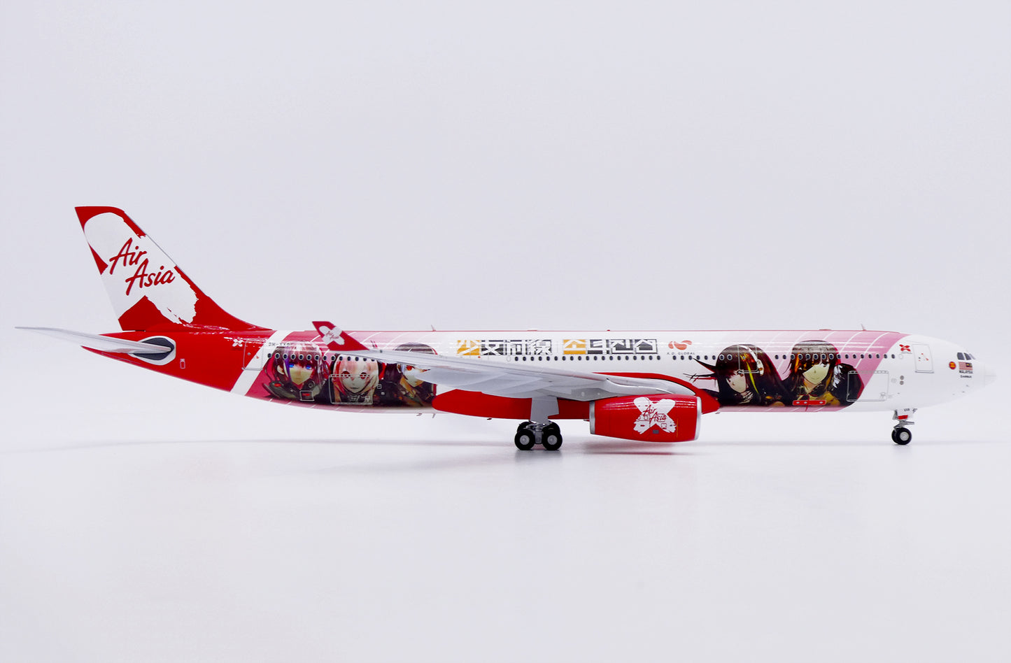 1/200 Air Asia X Airbus A330-300 "Girls' Frontline" Reg: 9M-XXB with Stand