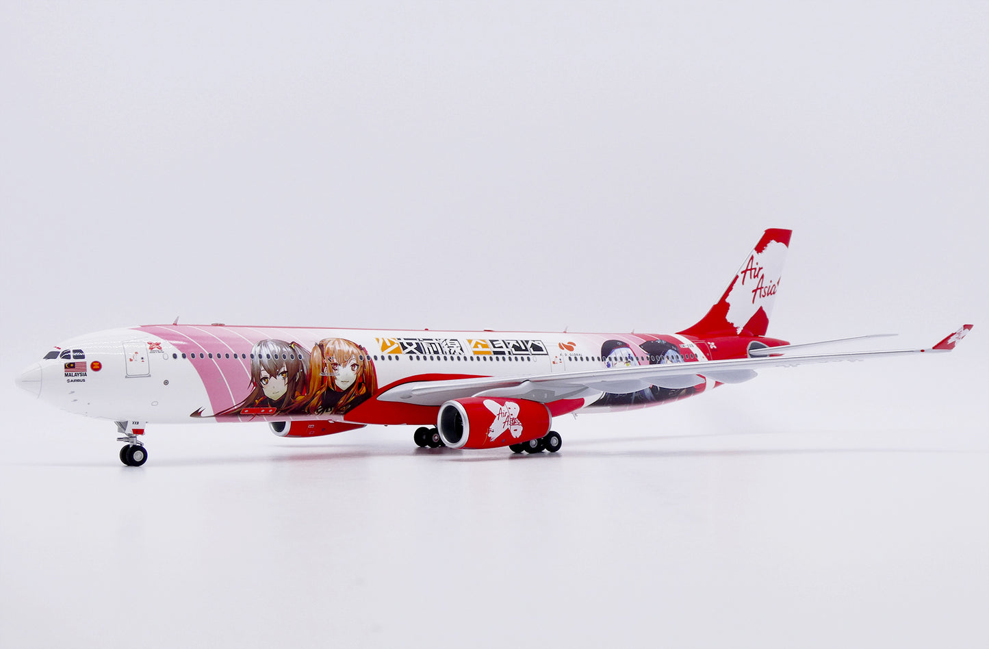 1/200 Air Asia X Airbus A330-300 "Girls' Frontline" Reg: 9M-XXB with Stand