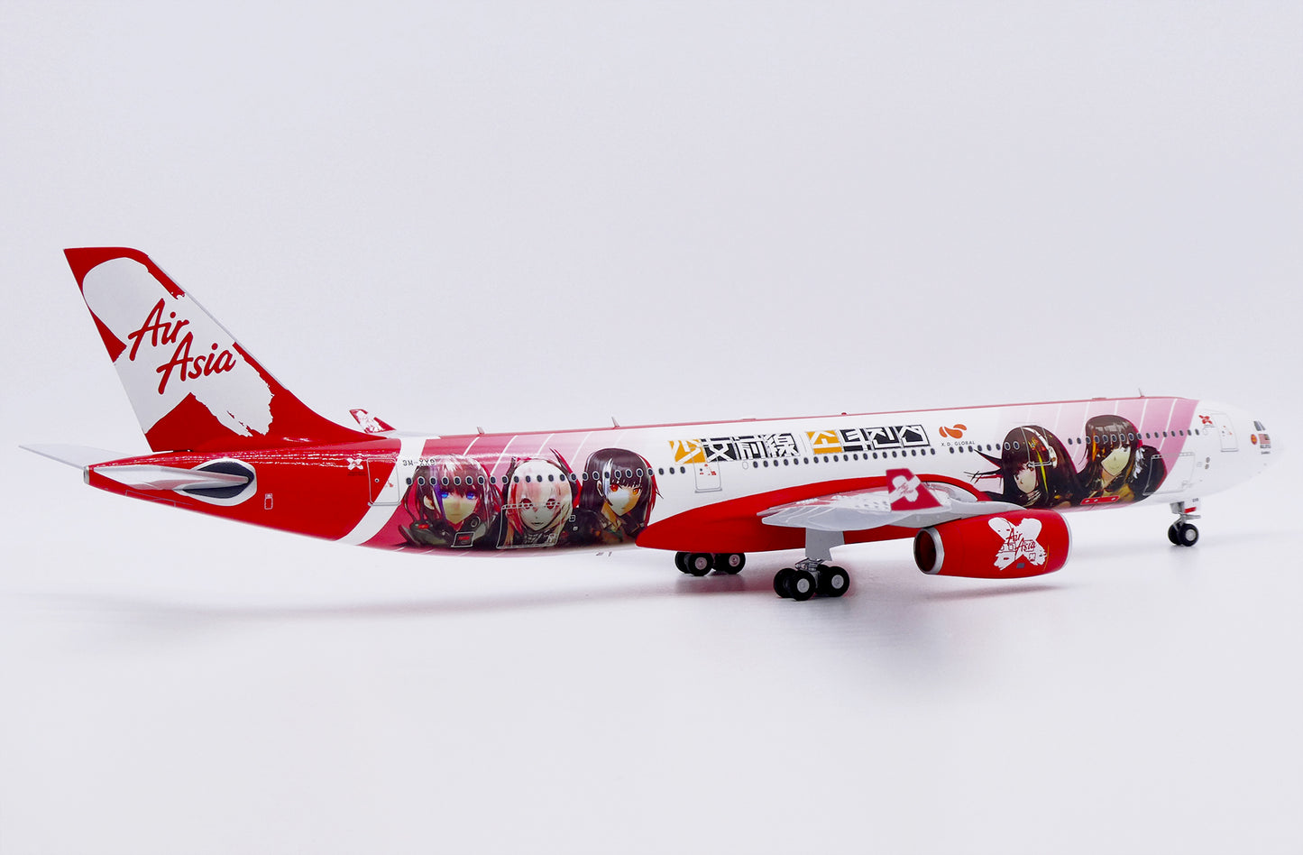 1/200 Air Asia X Airbus A330-300 "Girls' Frontline" Reg: 9M-XXB with Stand