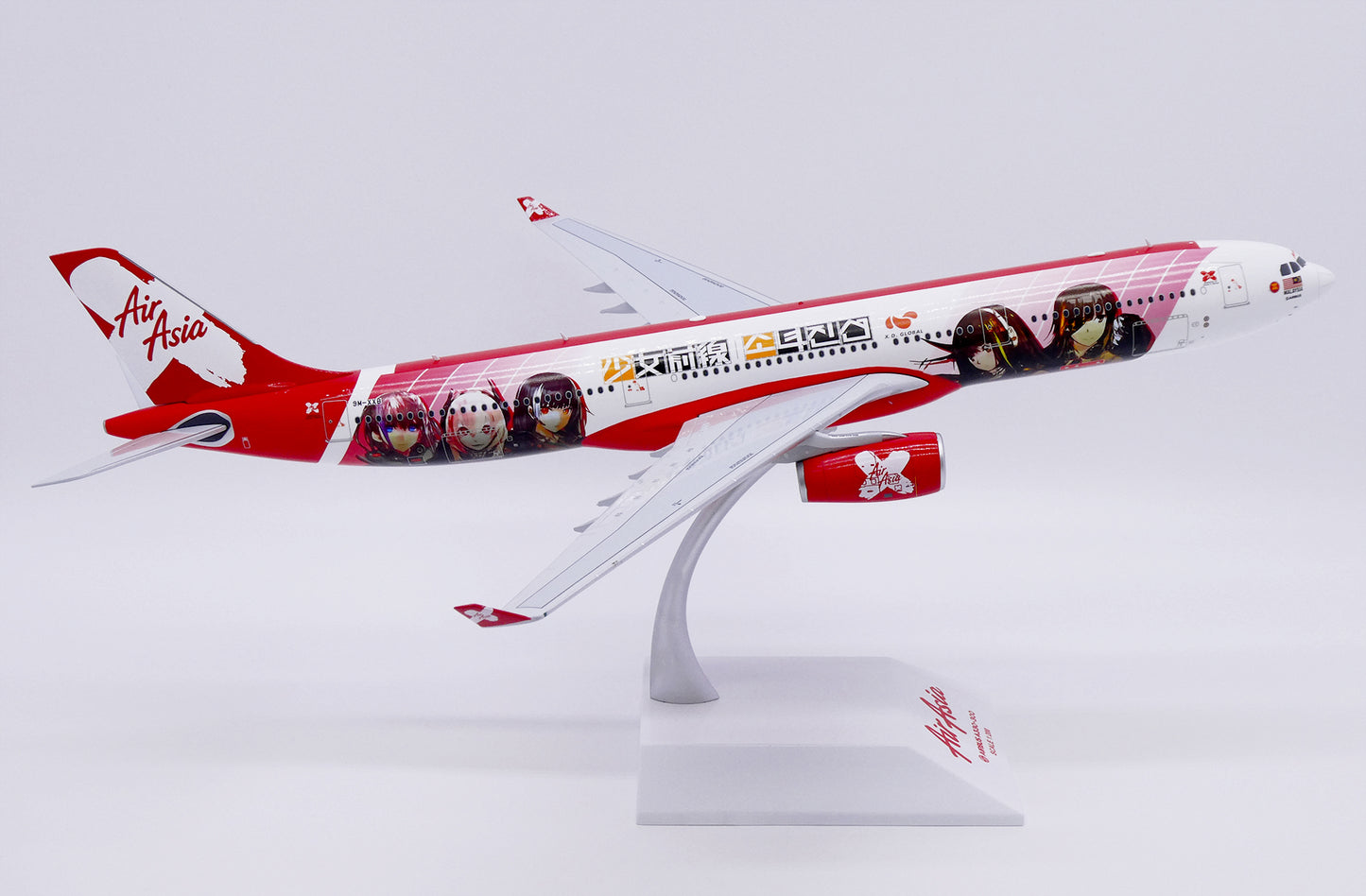 1/200 Air Asia X Airbus A330-300 "Girls' Frontline" Reg: 9M-XXB with Stand