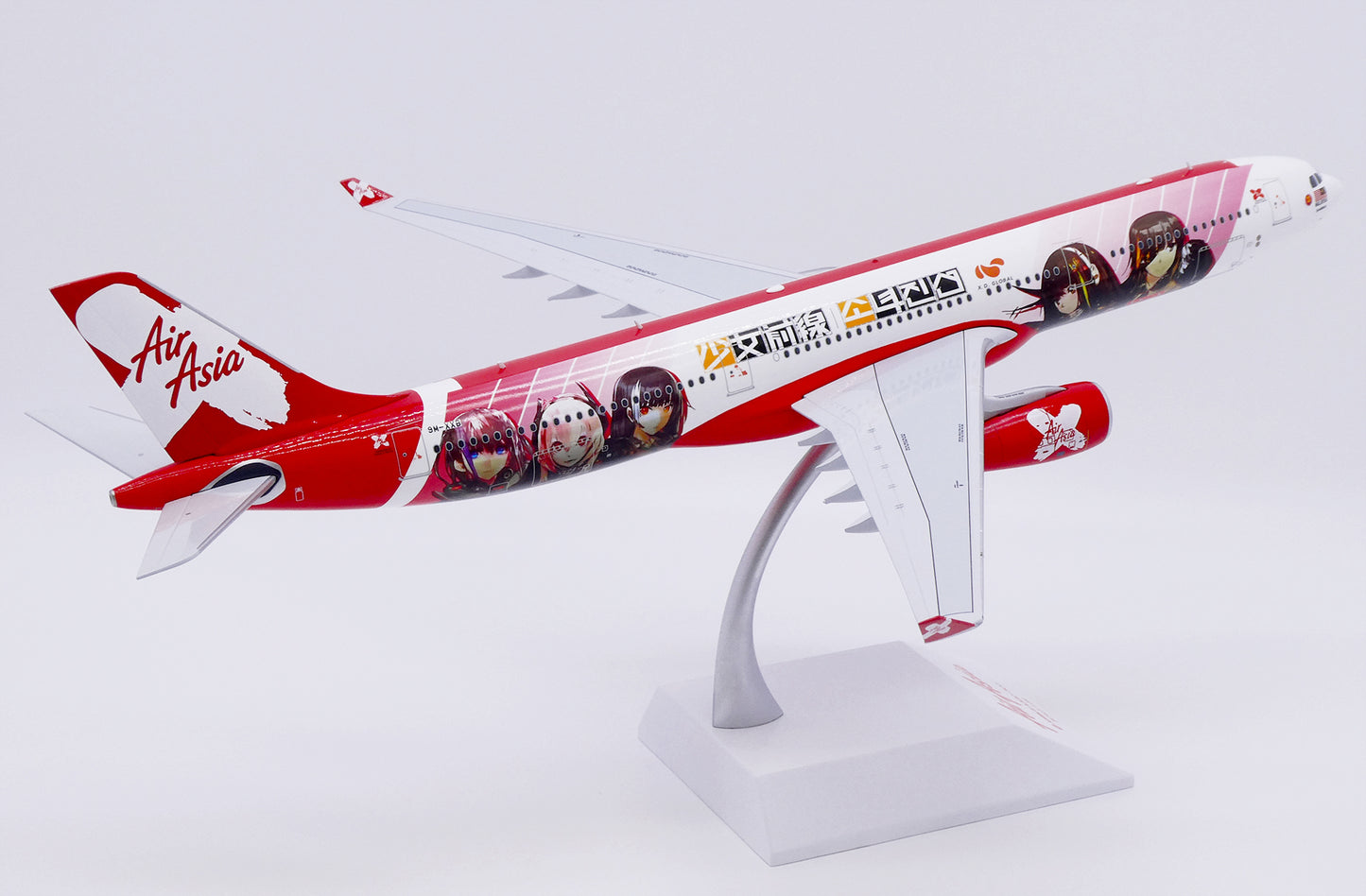 1/200 Air Asia X Airbus A330-300 "Girls' Frontline" Reg: 9M-XXB with Stand