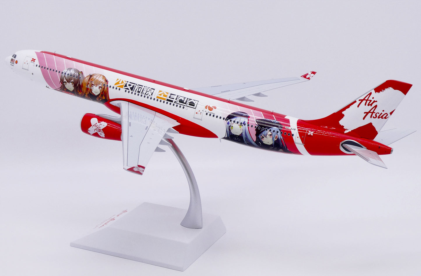 1/200 Air Asia X Airbus A330-300 "Girls' Frontline" Reg: 9M-XXB with Stand