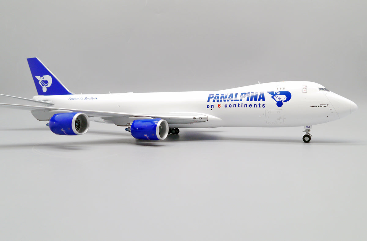 1/200 Panalpina Boeing 747-8F Reg: N851GT with Stand
