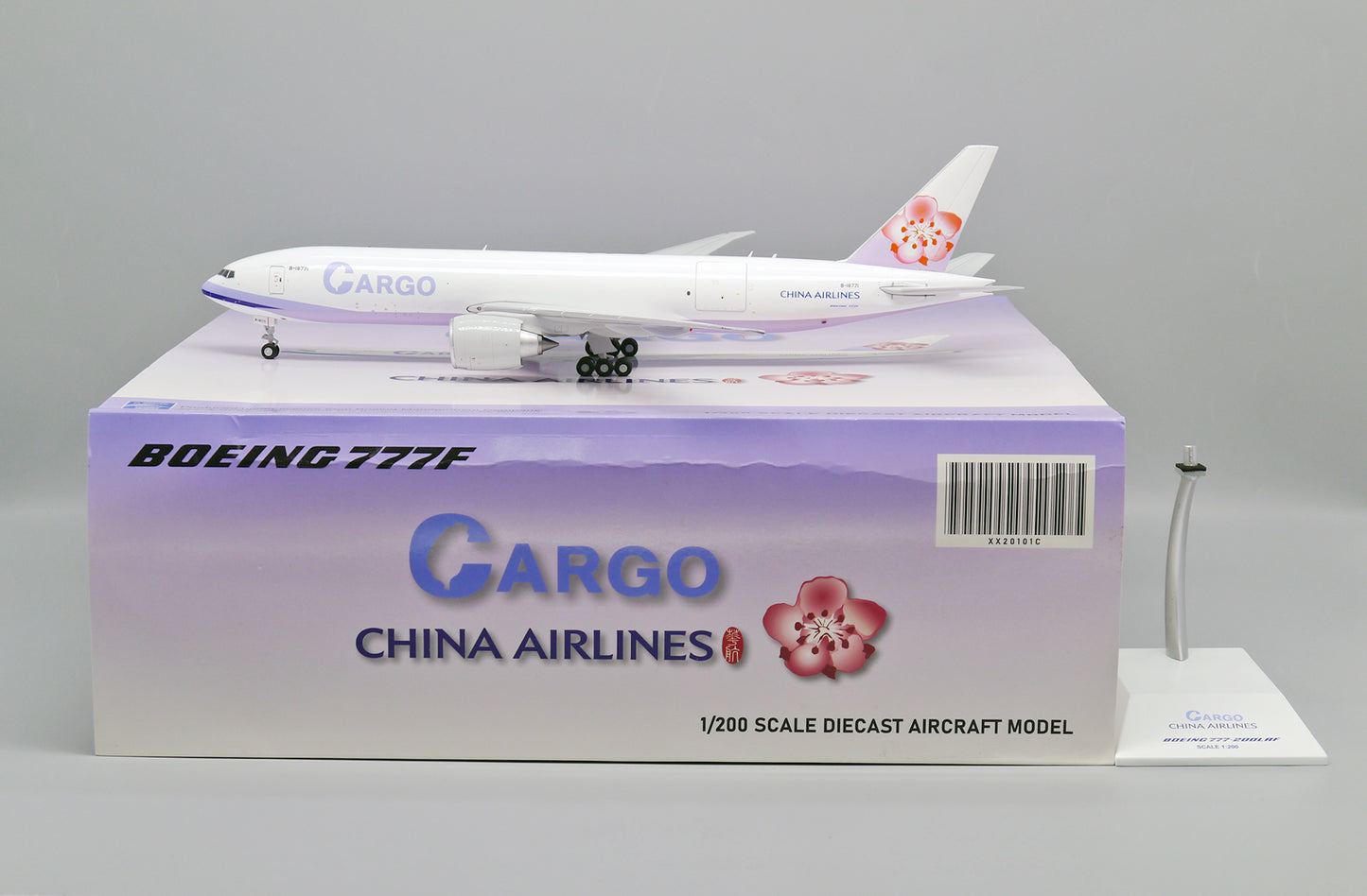 1/200 China Airlines Cargo Boeing 777F "Interactive Series" Reg: B-18771 with Stand