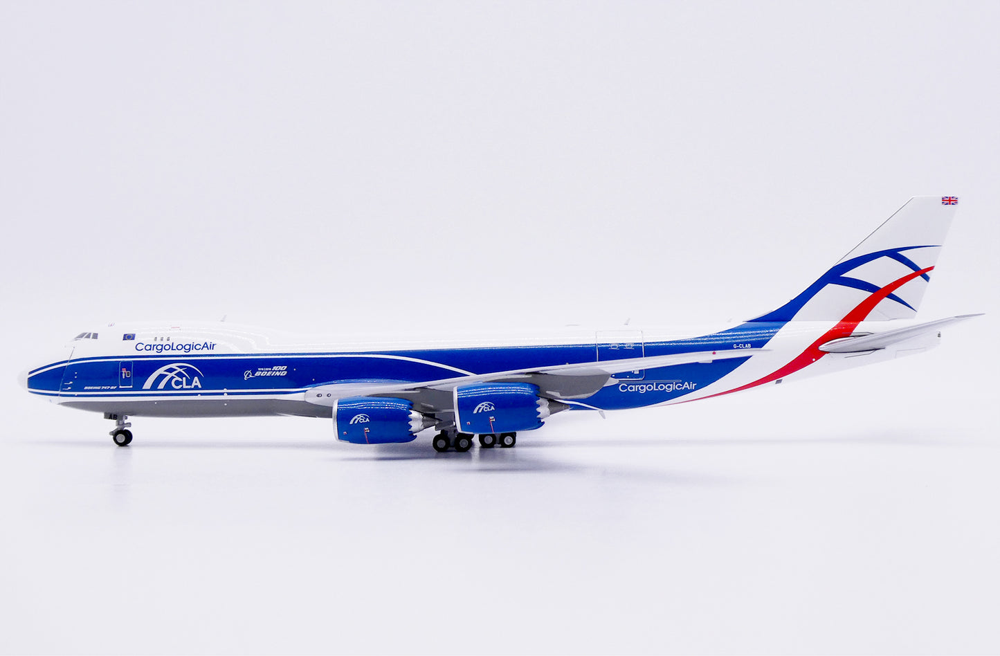 1/400 CargoLogicAir Boeing 747-8F "Boeing 100 Years""Interactive Series" Reg: G-CLAB with Antenna