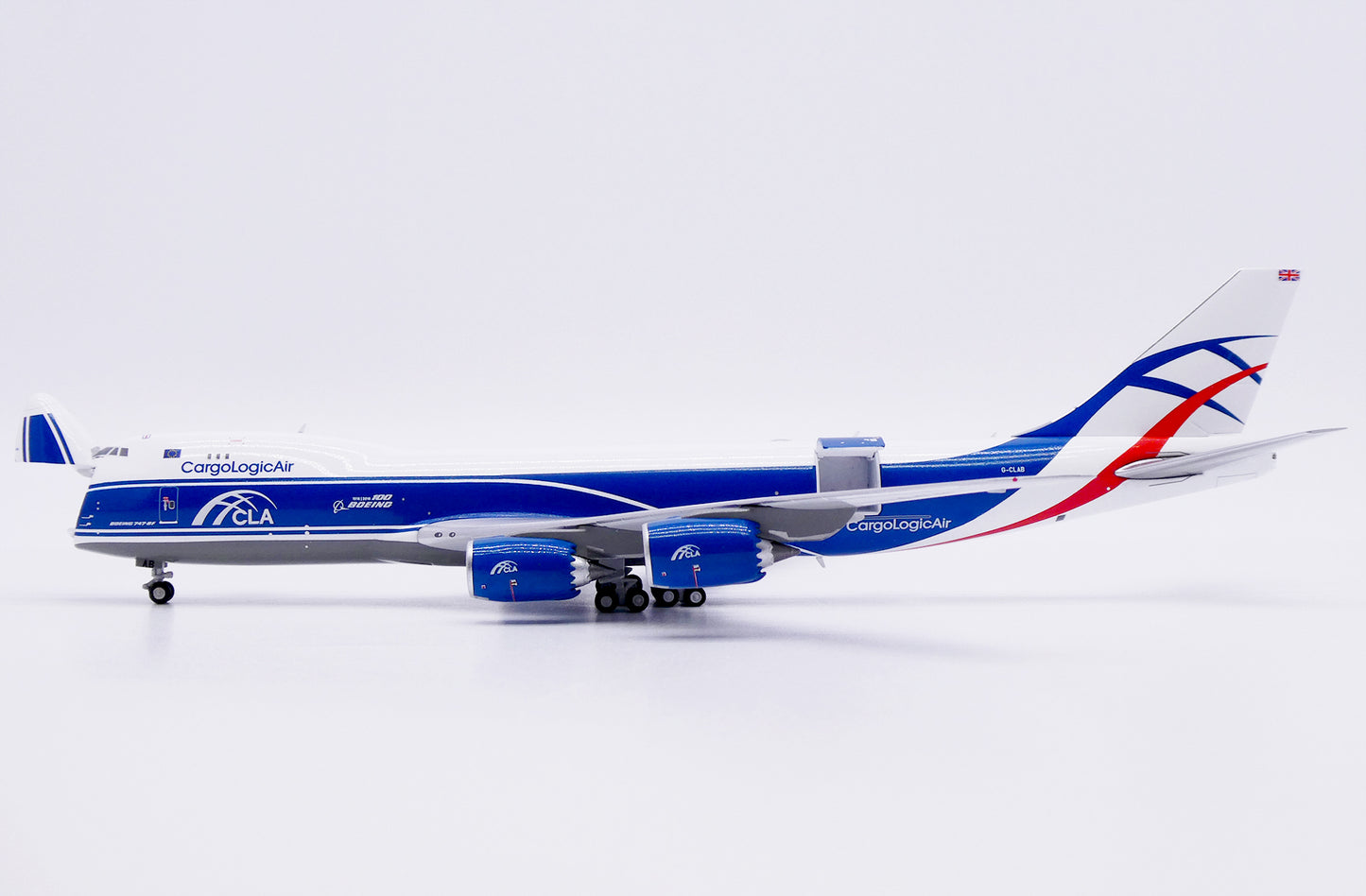1/400 CargoLogicAir Boeing 747-8F "Boeing 100 Years""Interactive Series" Reg: G-CLAB with Antenna