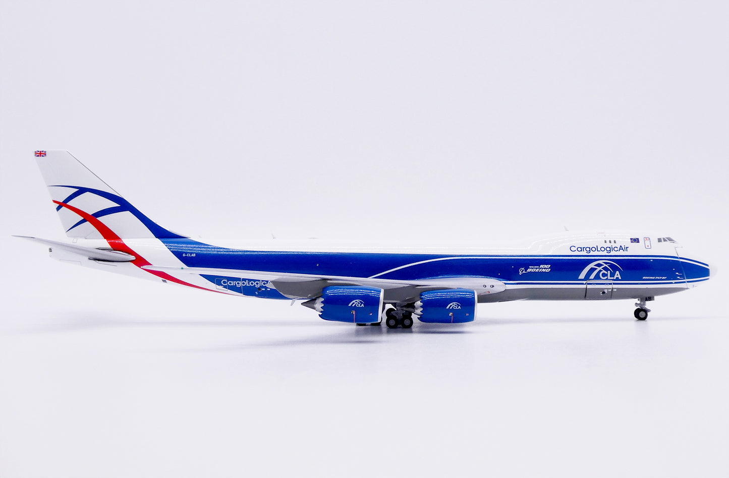 1/400 CargoLogicAir Boeing 747-8F "Boeing 100 Years""Interactive Series" Reg: G-CLAB with Antenna