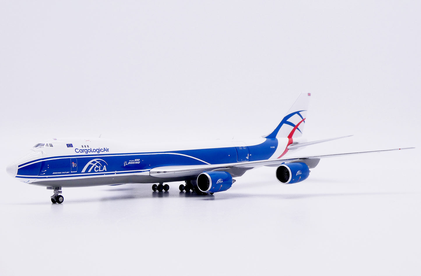 1/400 CargoLogicAir Boeing 747-8F "Boeing 100 Years""Interactive Series" Reg: G-CLAB with Antenna
