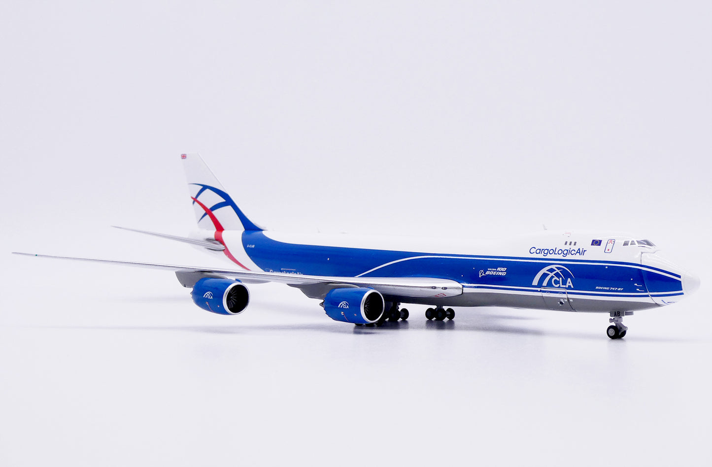 1/400 CargoLogicAir Boeing 747-8F "Boeing 100 Years""Interactive Series" Reg: G-CLAB with Antenna