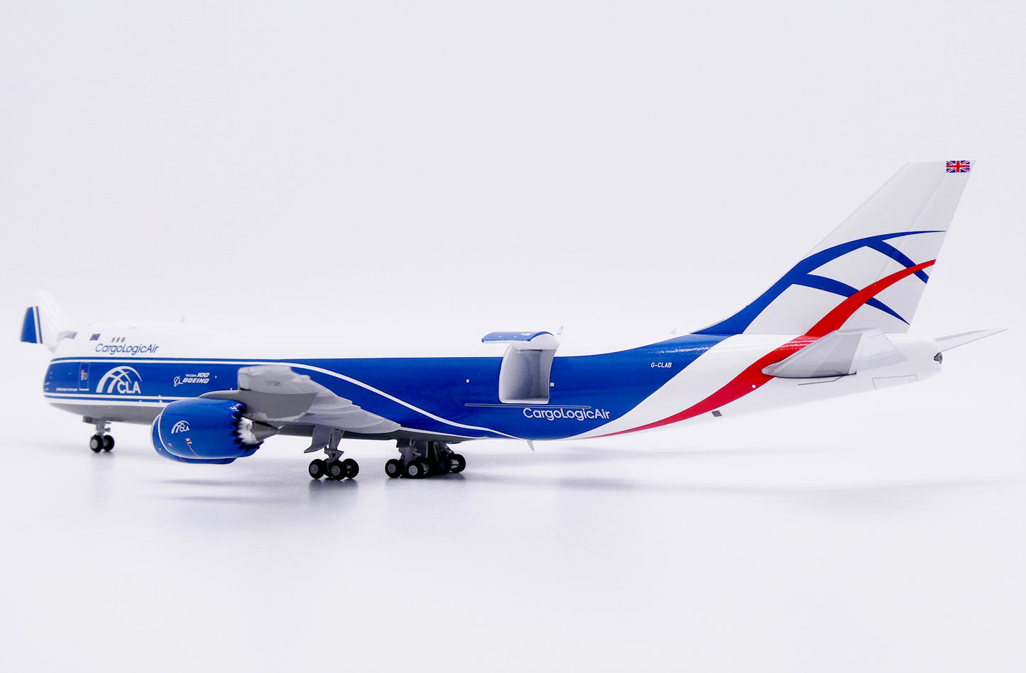 1/400 CargoLogicAir Boeing 747-8F "Boeing 100 Years""Interactive Series" Reg: G-CLAB with Antenna