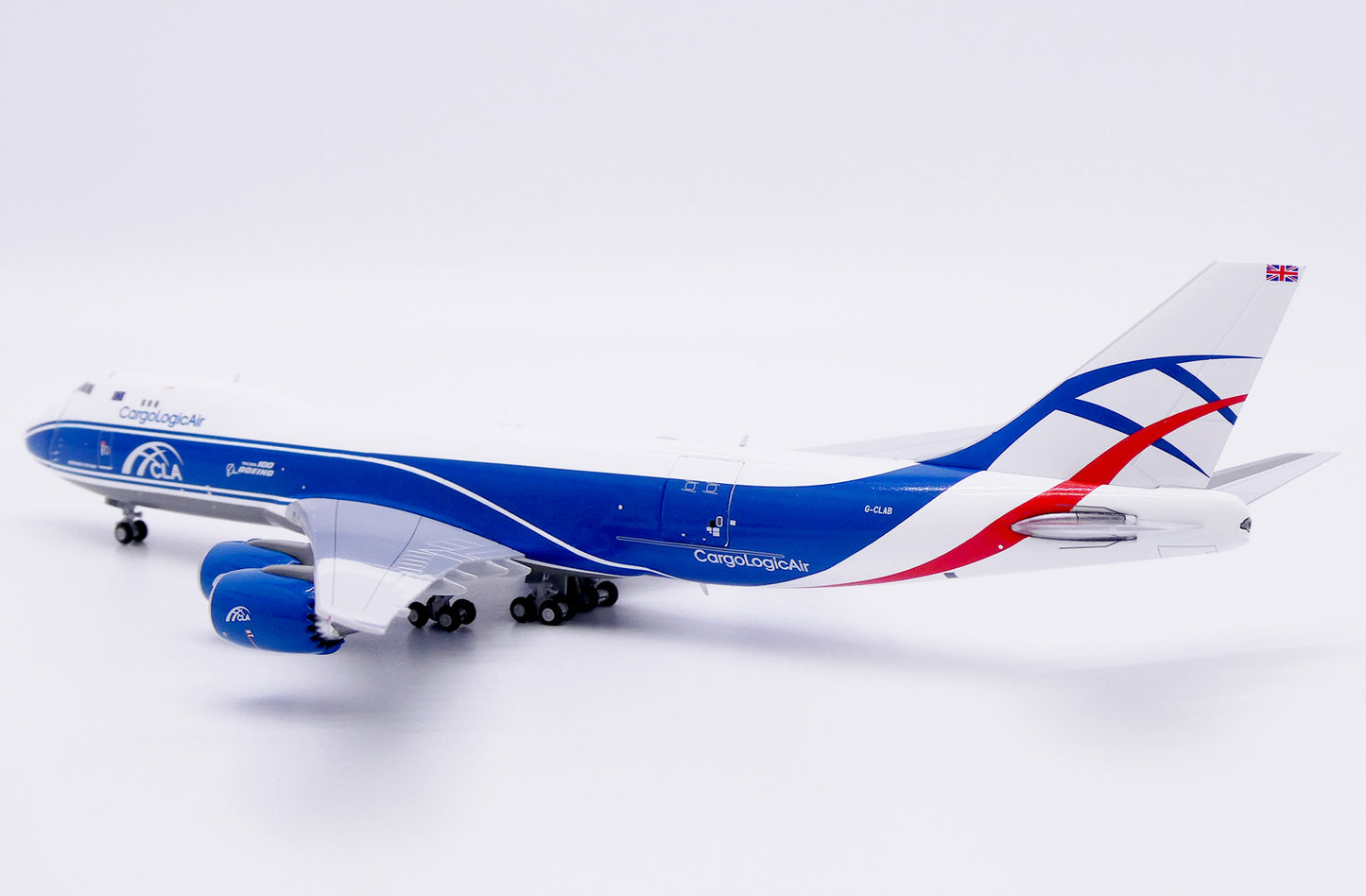 1/400 CargoLogicAir Boeing 747-8F "Boeing 100 Years""Interactive Series" Reg: G-CLAB with Antenna