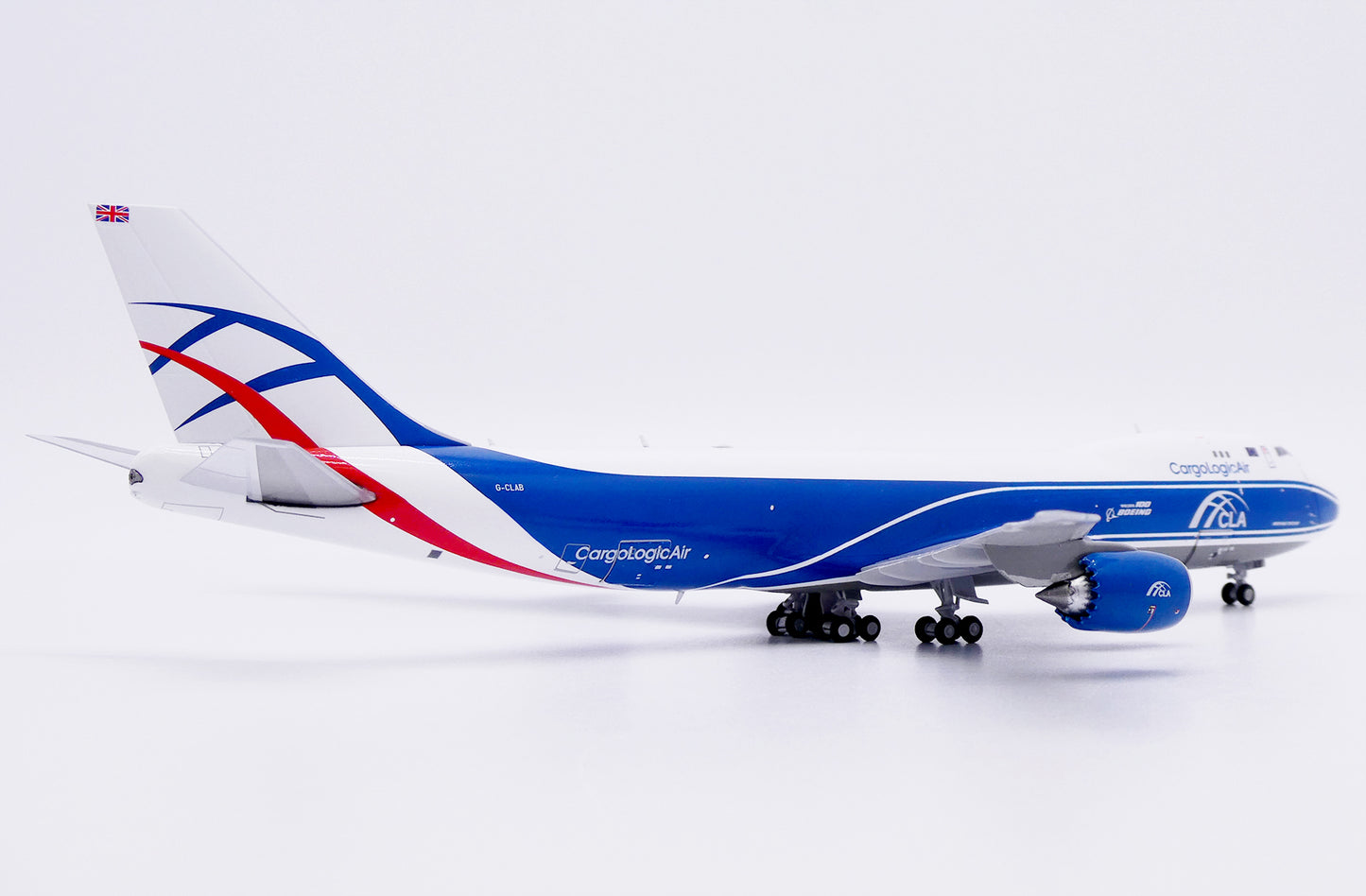 1/400 CargoLogicAir Boeing 747-8F "Boeing 100 Years""Interactive Series" Reg: G-CLAB with Antenna