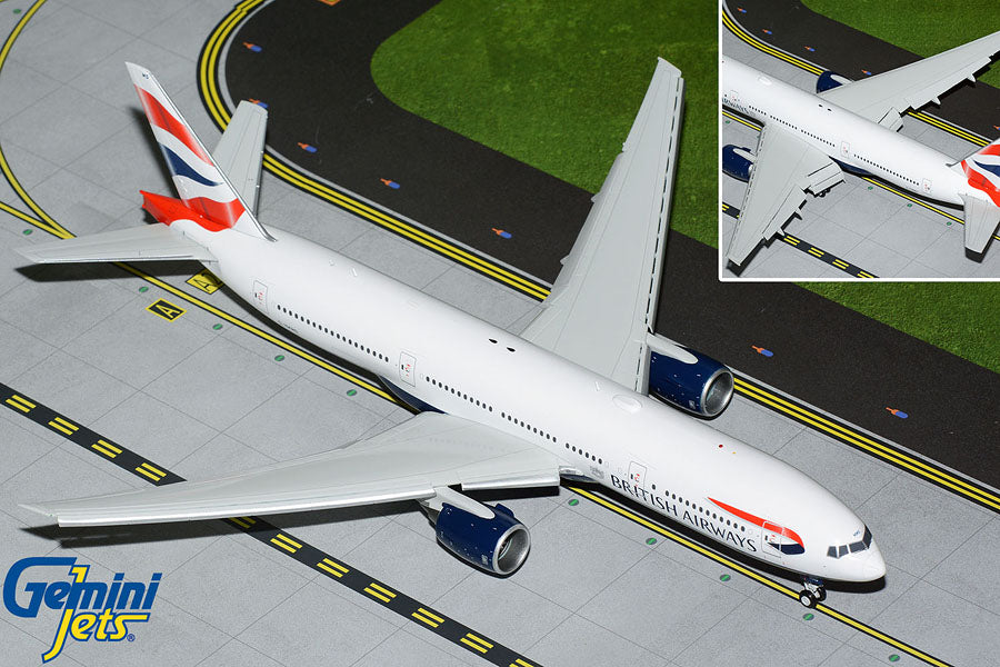 1/200 B777-200ER British Airways G-YMMS (flaps down)